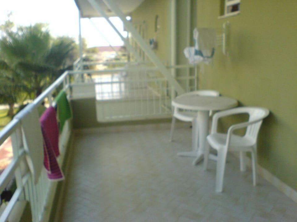 Das rießige Balkon Hotel Calypso Beach