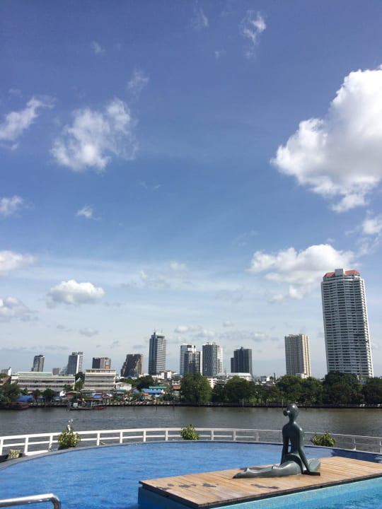 View from the Pool Chatrium Hotel Riverside Bangkok