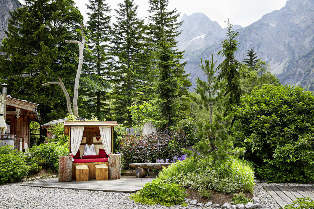 Saunagarten Gramai Alm alpengenuss & natur spa
