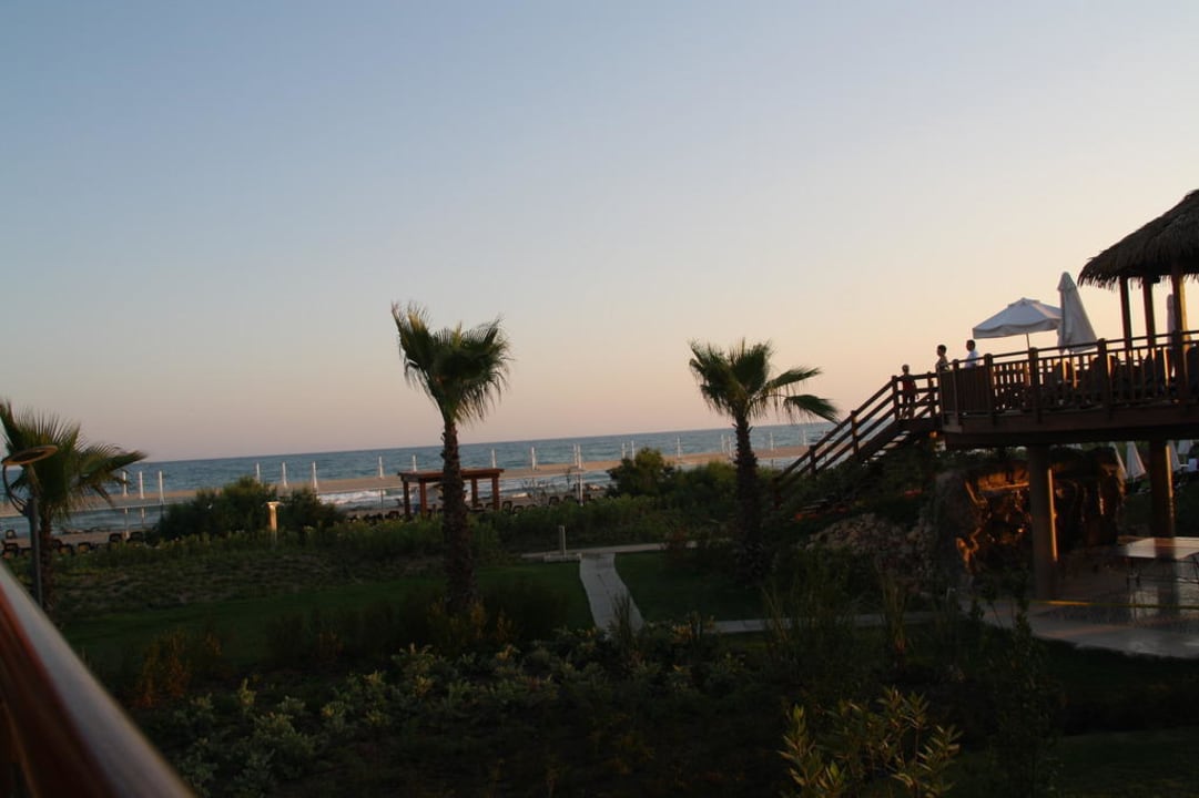 Meerblick vom italienischen Restaurant Sherwood Dreams Resort