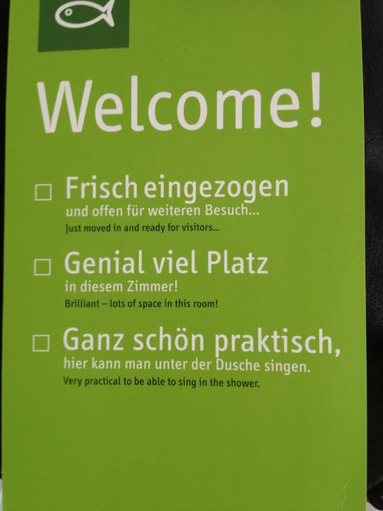 Türschild Hotel Harry's Home Linz