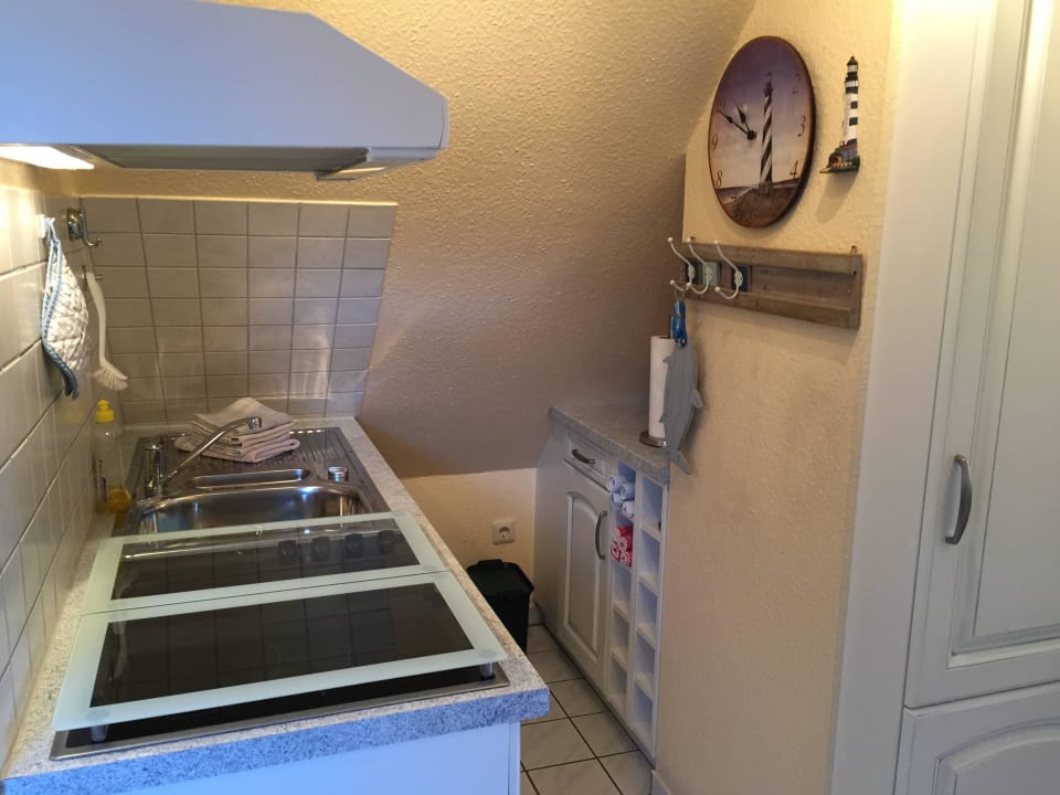 Ein Teil der Küche Ferienwohnungen Biike Hüs