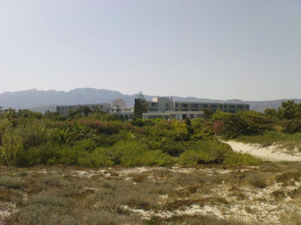 Hotel vom Strand aus Caravia Beach Hotel