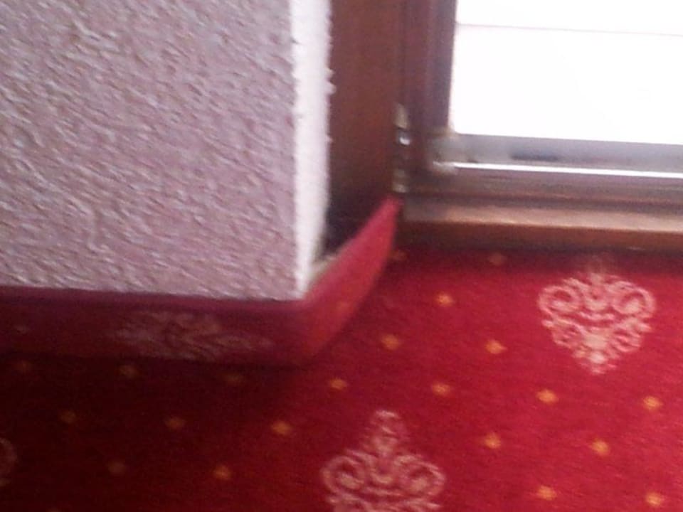 Das kleinste übel: Der Teppich löst sich Landhotel Basler Hof