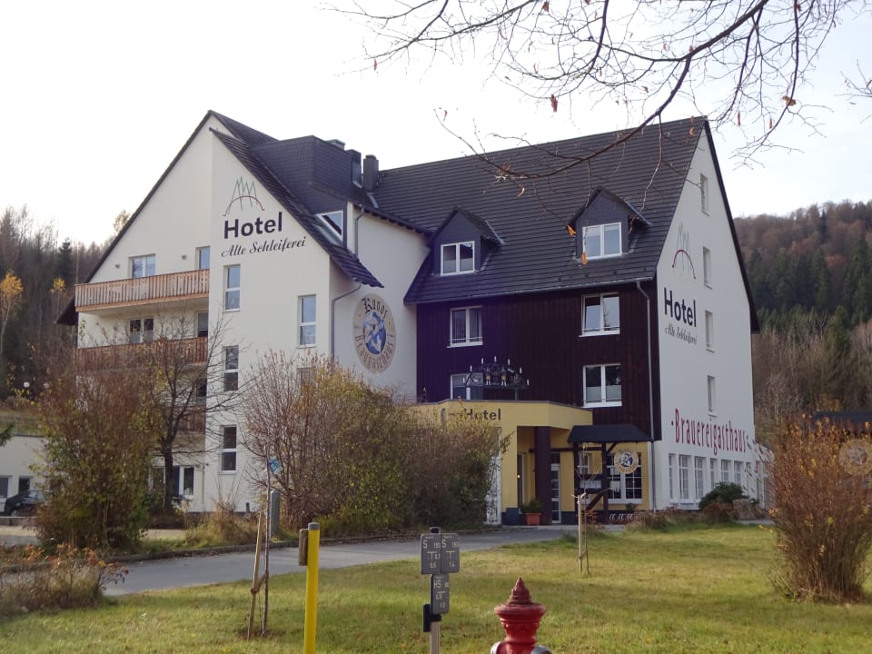 Außenansicht Hotel Alte Schleiferei