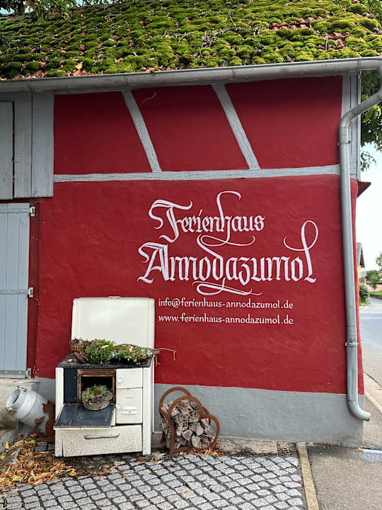 Außenansicht Ferienhaus Annodazumol