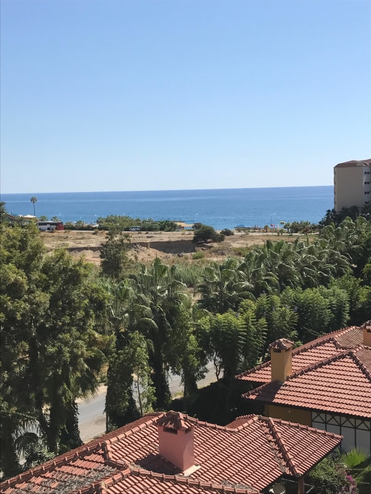 Meerblick aus dem 4. Stock Club Dizalya