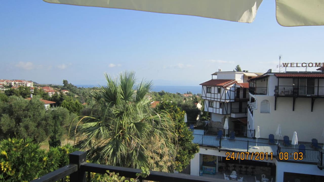 Blick zum Meer Hotel Kriopigi