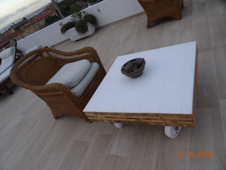 Dachterrassenausblick Hotel Dolce Vita