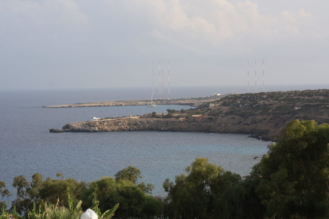 Partial view of the beach Hotel Grecian Park