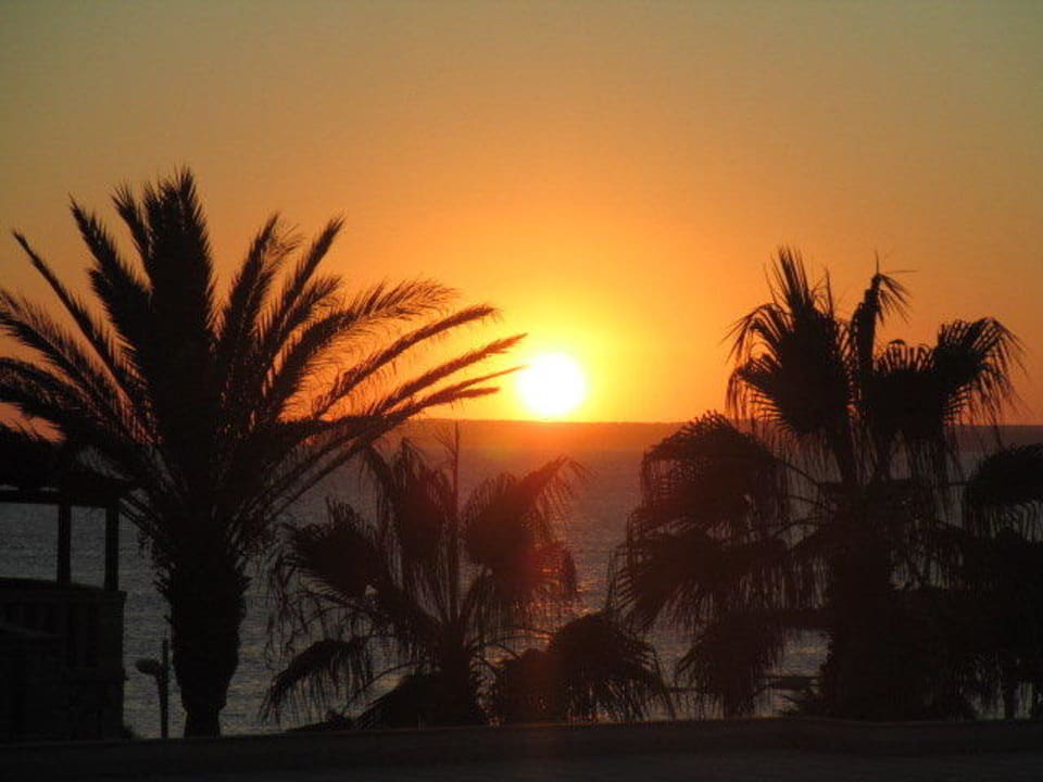 Sonnenuntergang vom Hotel aus Villa Chiquita