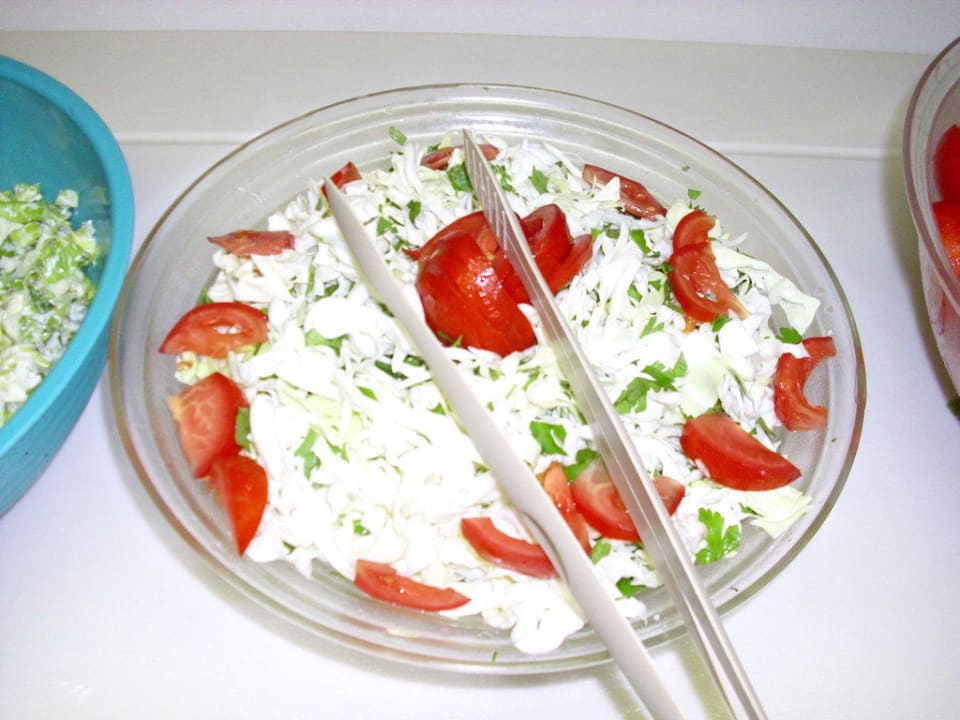 Salat mit Majonaise Hotel Serra Park