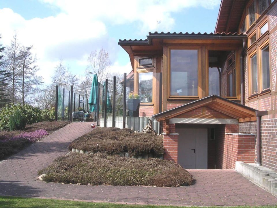 Schöne Terrasse Hotel Kiek In im Wiesengrund