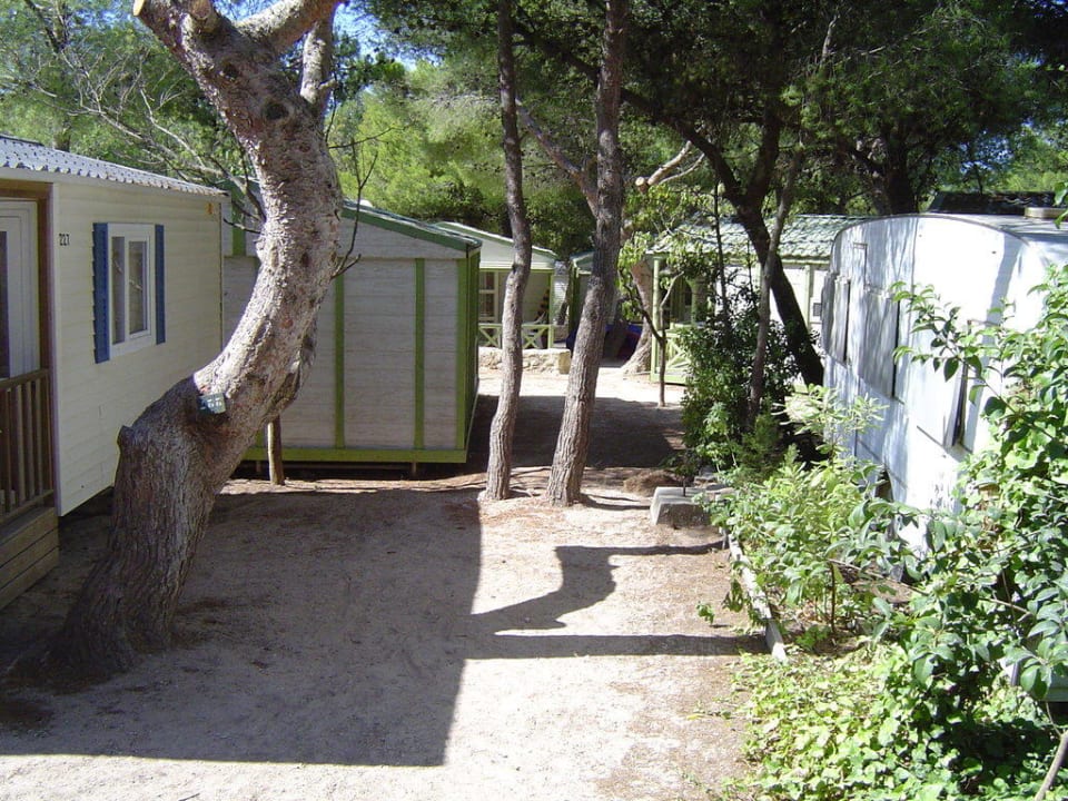 Ausblick Terrasse Camping Le Mas