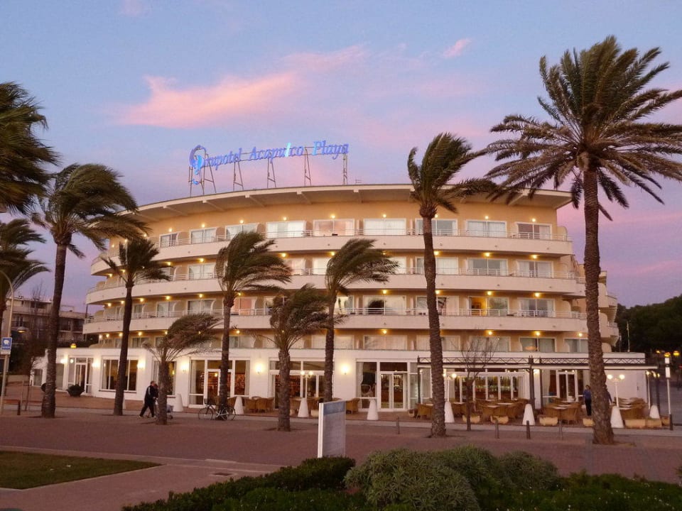 Abends von der Promenade Grupotel Acapulco Playa - Adults Only