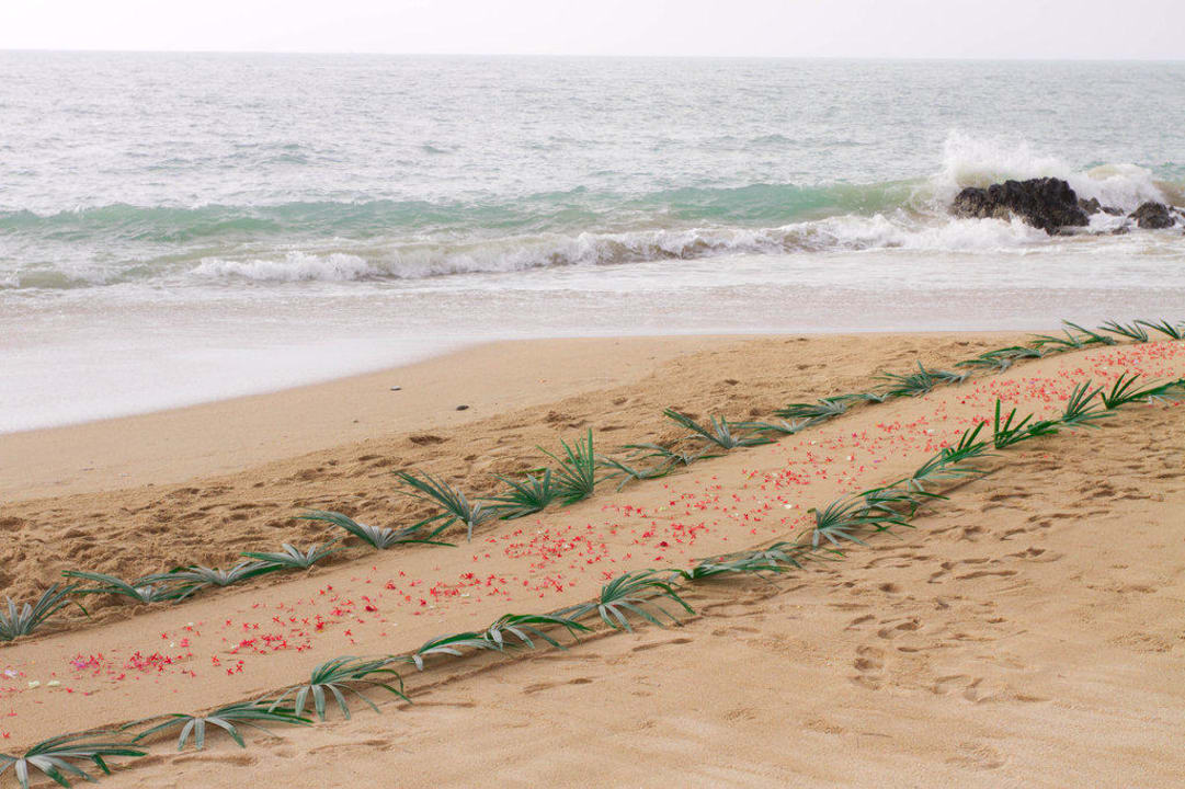 Weg zur Trauung Khaolak Laguna Resort