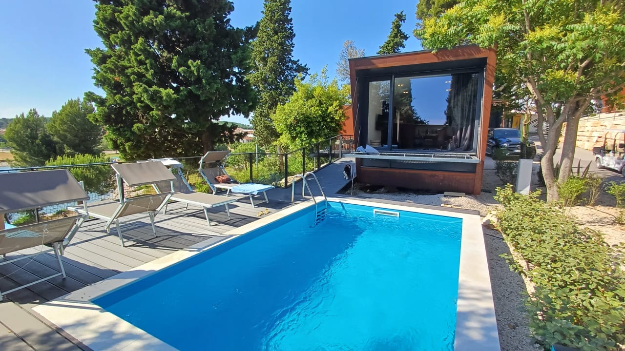 Pool Mobile Homes Mediteran kamp in Campsite Porton