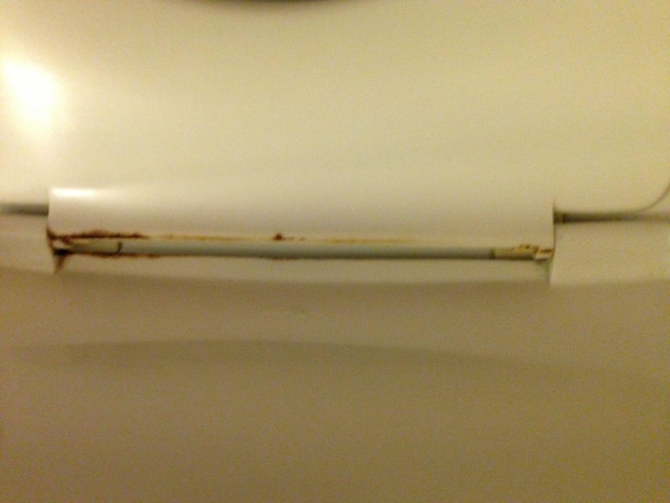 Toilette Zimmer 312 Hotel Riutort