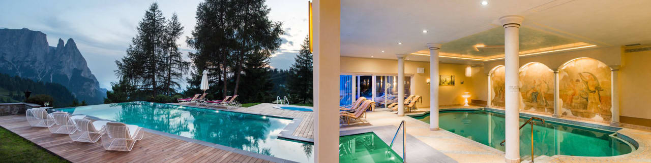 Outdoor & Indoor Pool Hotel Rosa Eco Alpine Spa Resort