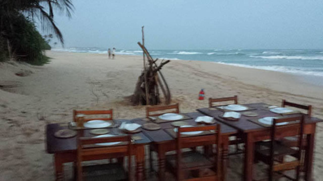 Grillen am Strand im Juli 2016 Hotel Haus am Meer Wilde Ananas