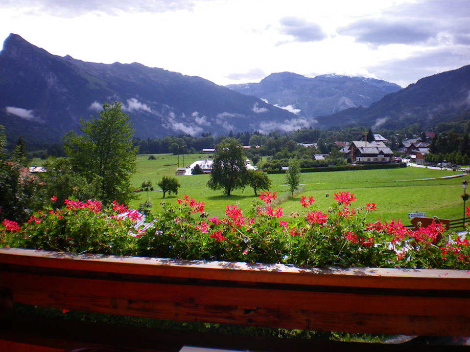 Vue superbe Le Morillon Hotels-Chalets de Tradition