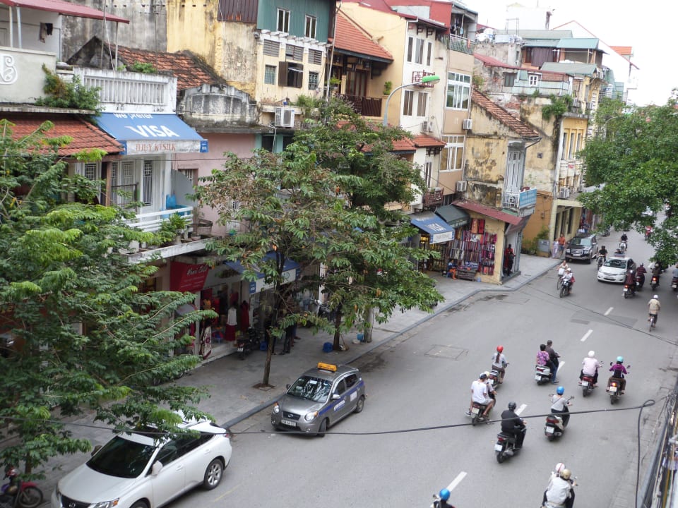 Bilck auf die Hang Gai Hotel Golden Silk