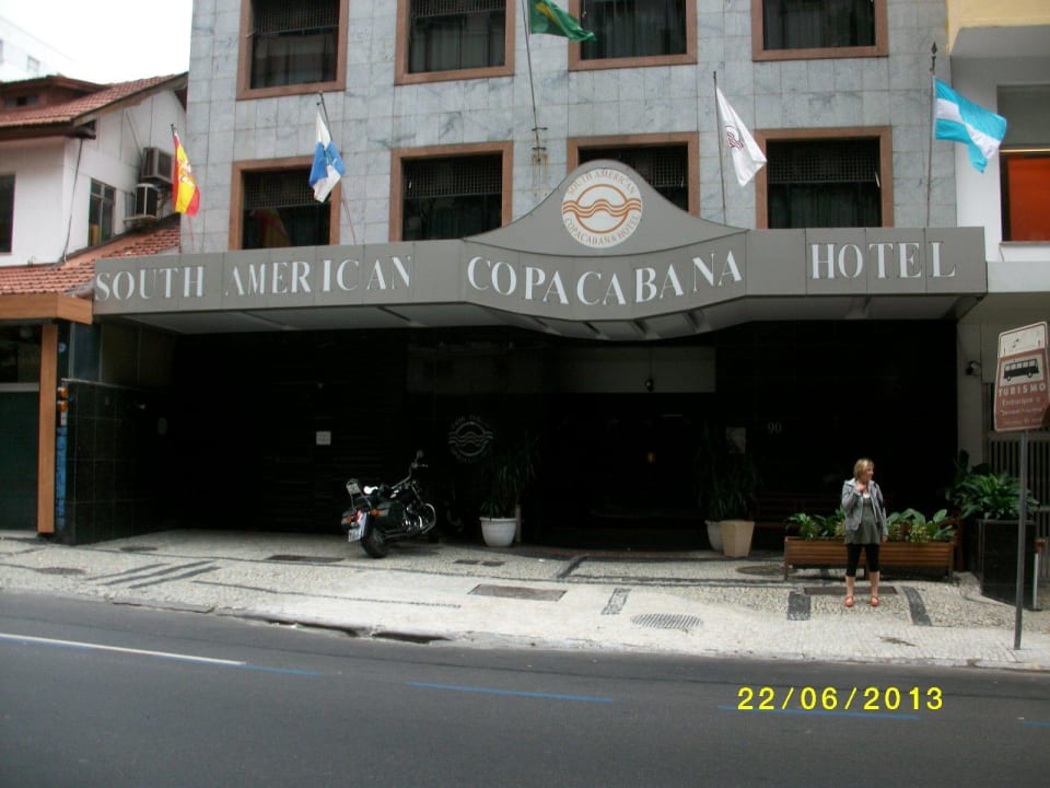 Eingang Hotel South American Copacabana