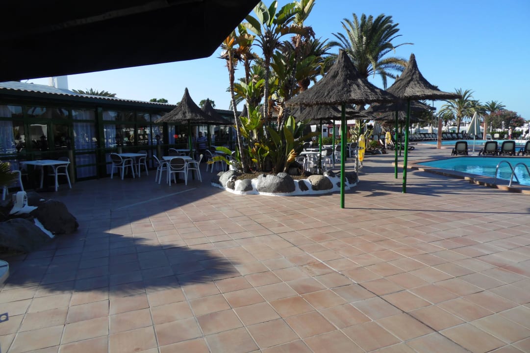 Sitzgelegenheit an der Poolbar Canary Garden Club