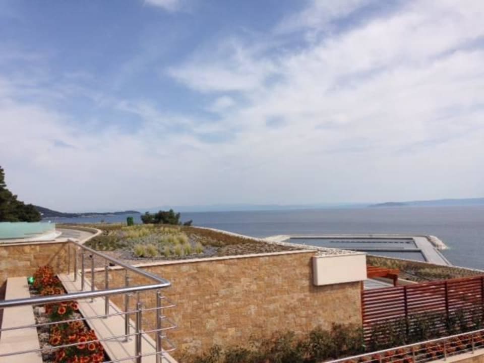 Ausblick von der obersten Etage Miraggio Thermal Spa Resort