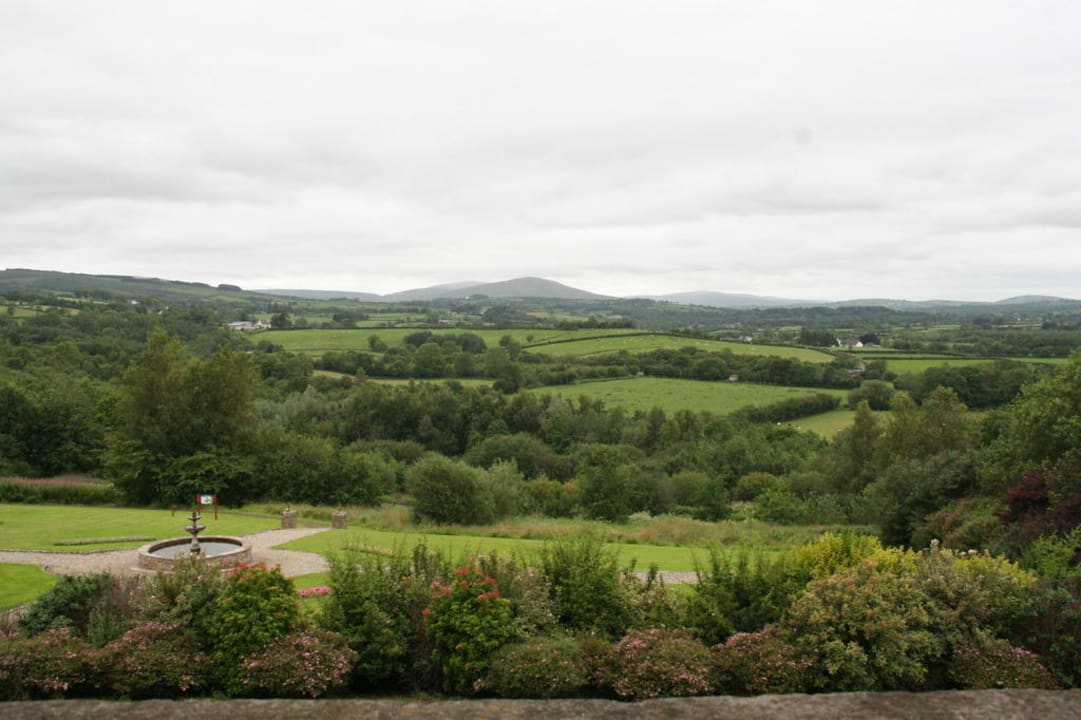 Ausblick mit Gartenansicht Hotel Dungiven Castle