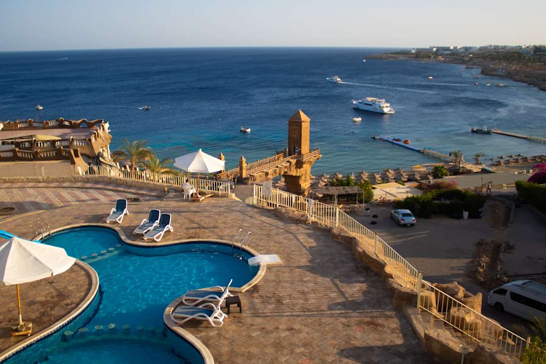 Ausblick Sharks Bay Resort Aqua Park & Diving Center