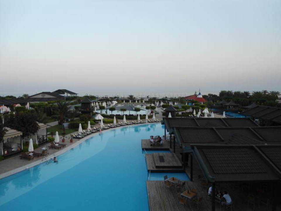 Ausblick beim Essen oben Limak Lara Deluxe Hotel & Resort