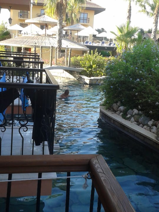 Vom Balkon aus Club Grand Aqua