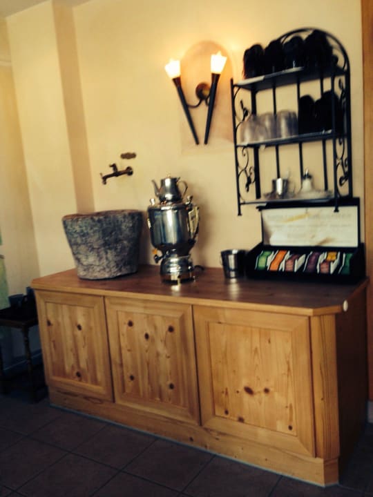 Teebar im Wellnessbereich Hotel Tanneck