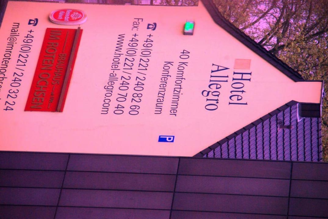 Vom Zimmer des Maritim Hotel Köln aus Hotel Allegro