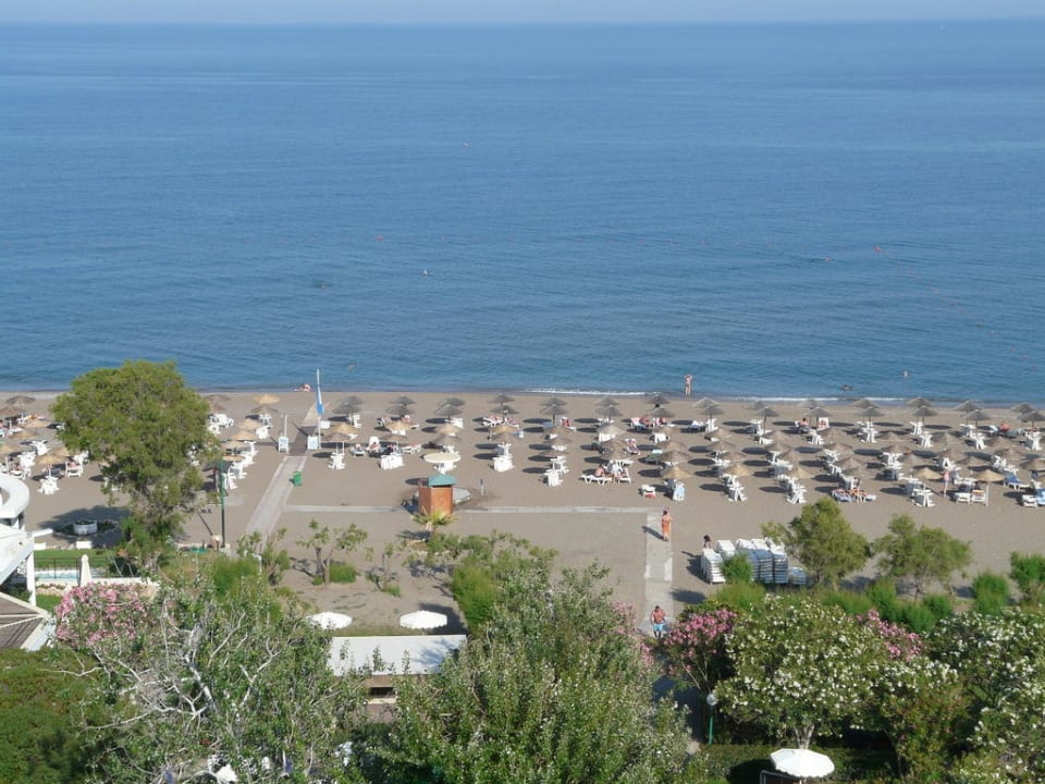 Von unserem Zimmer Ausblick Hotel Calypso Beach