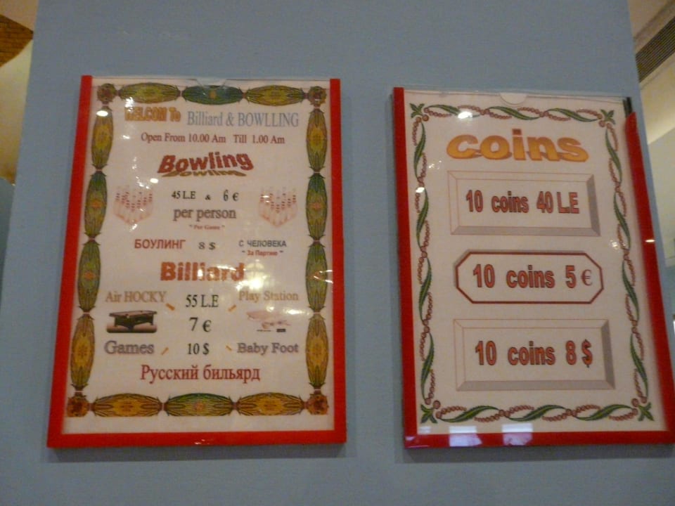 Preistafeln Titanic Beach Spa & Aqua Park