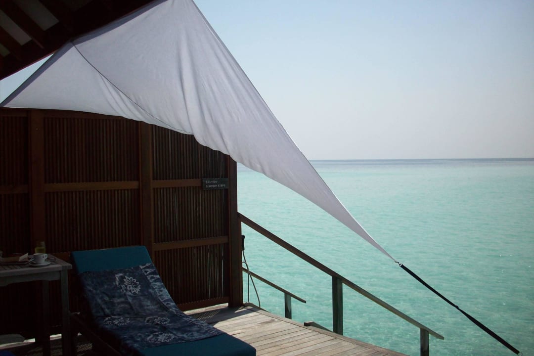 Unsere Terasse Veligandu Maldives Resort Island