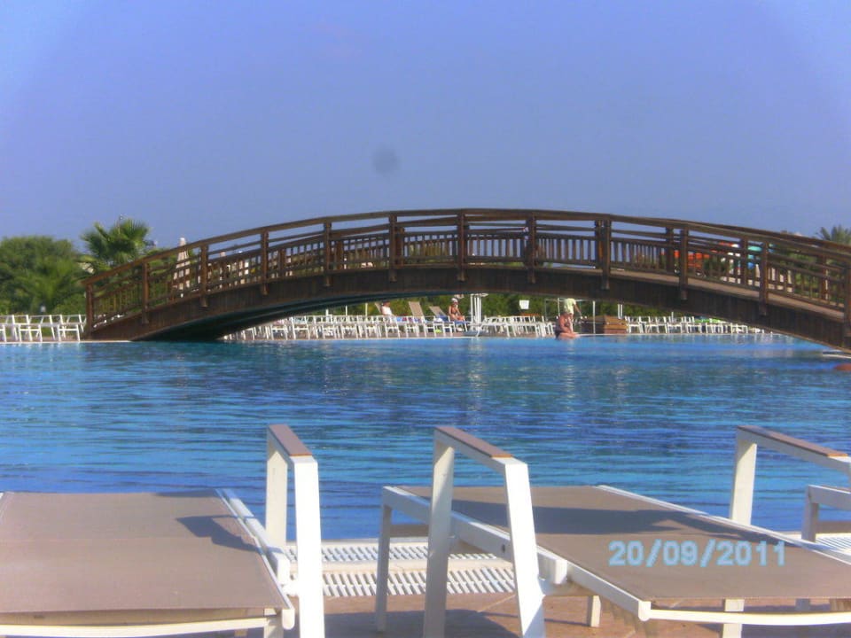 Poolbrücke von einem der zwei Pool's Seaden Sea World Resort & Spa