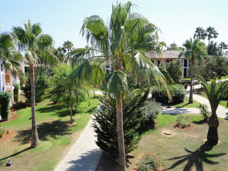 Blick vom Balkon im zweiten Stock Blau Colònia Sant Jordi