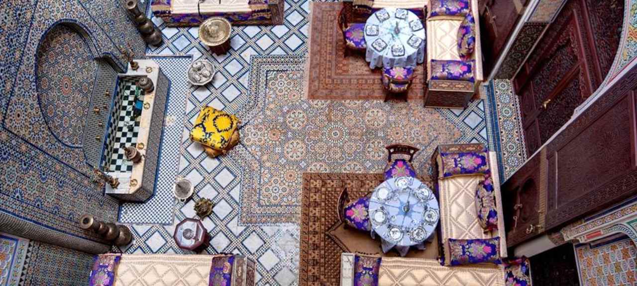 Vue plongée Riad Rcif