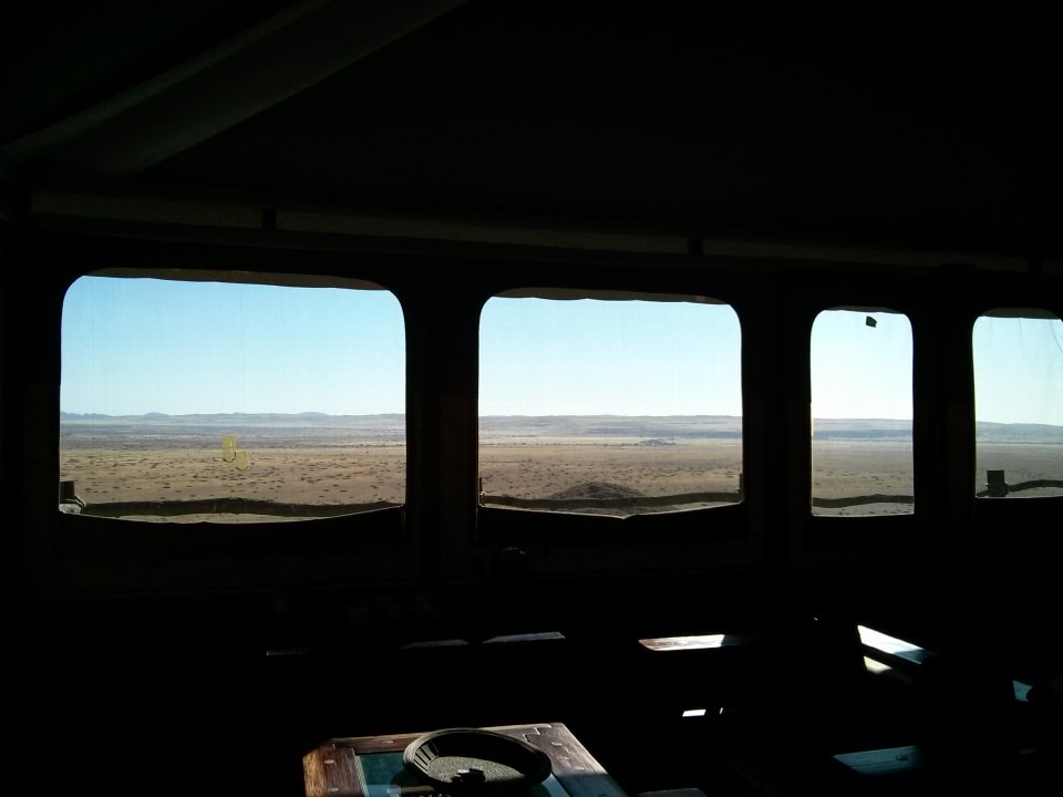 Ausblick im Wohn-/Schlafbereich Tented Moon Mountain Lodge