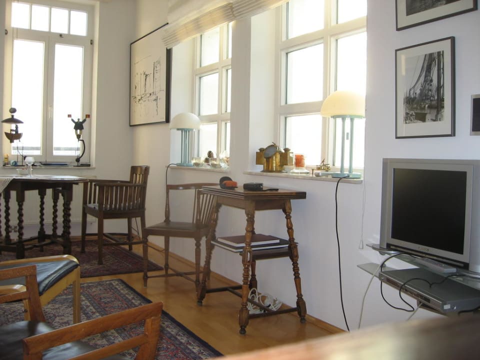 Wohnzimmer Ferienwohnung Am Strom 114