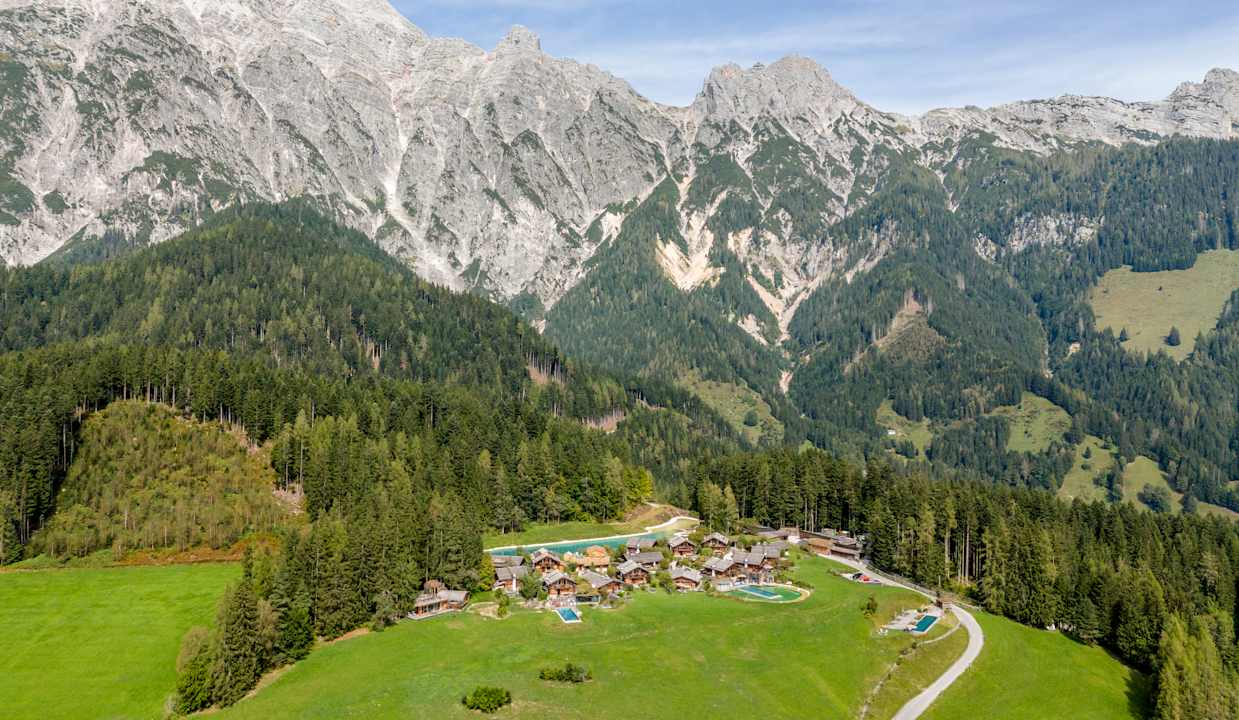 Außenansicht PRIESTEREGG Premium ECO Resort