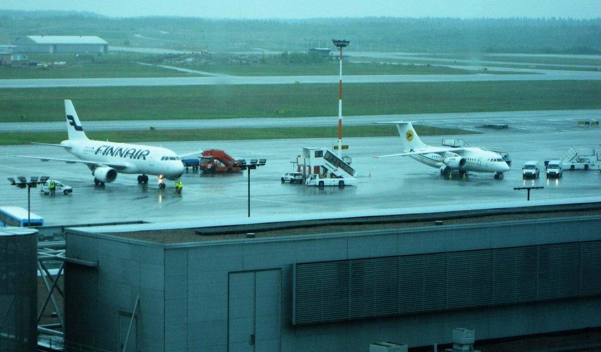 Terminal 2 view Hilton Helsinki Airport