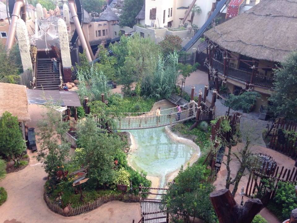Hotelgarten vom Zimmer aus Hotel Matamba - Phantasialand Erlebnishotel