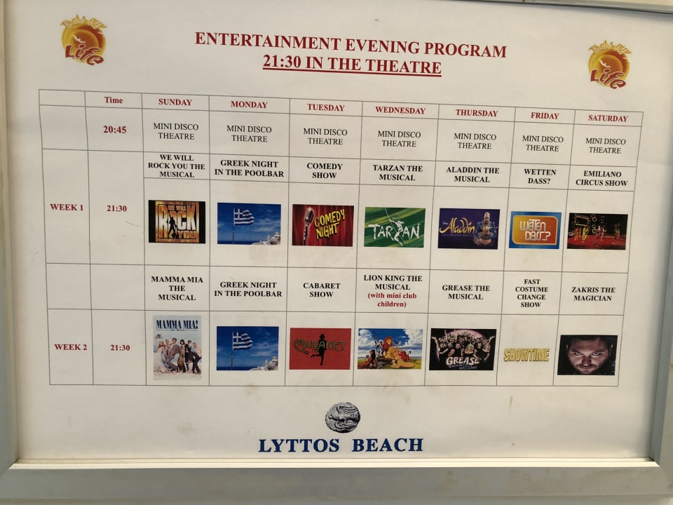 Sport & Freizeit Lyttos Beach Hotel