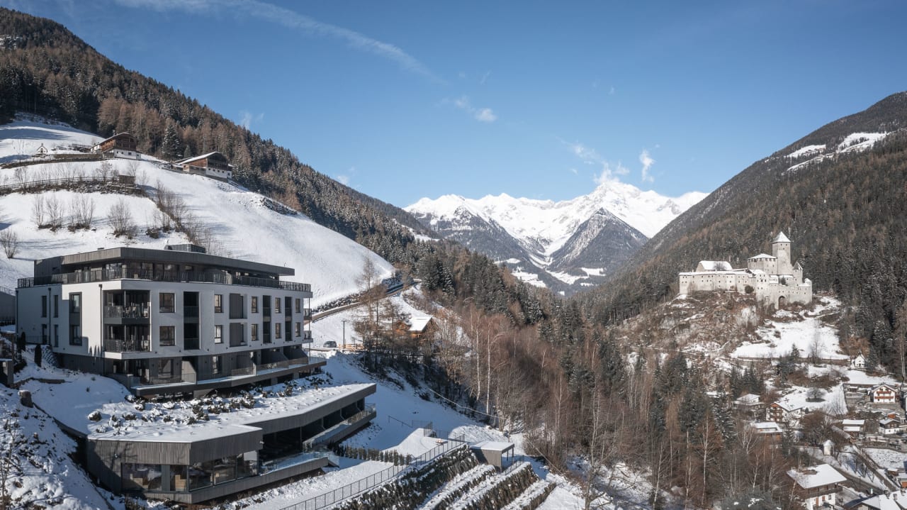 Außenansicht AhriaPura Apartments