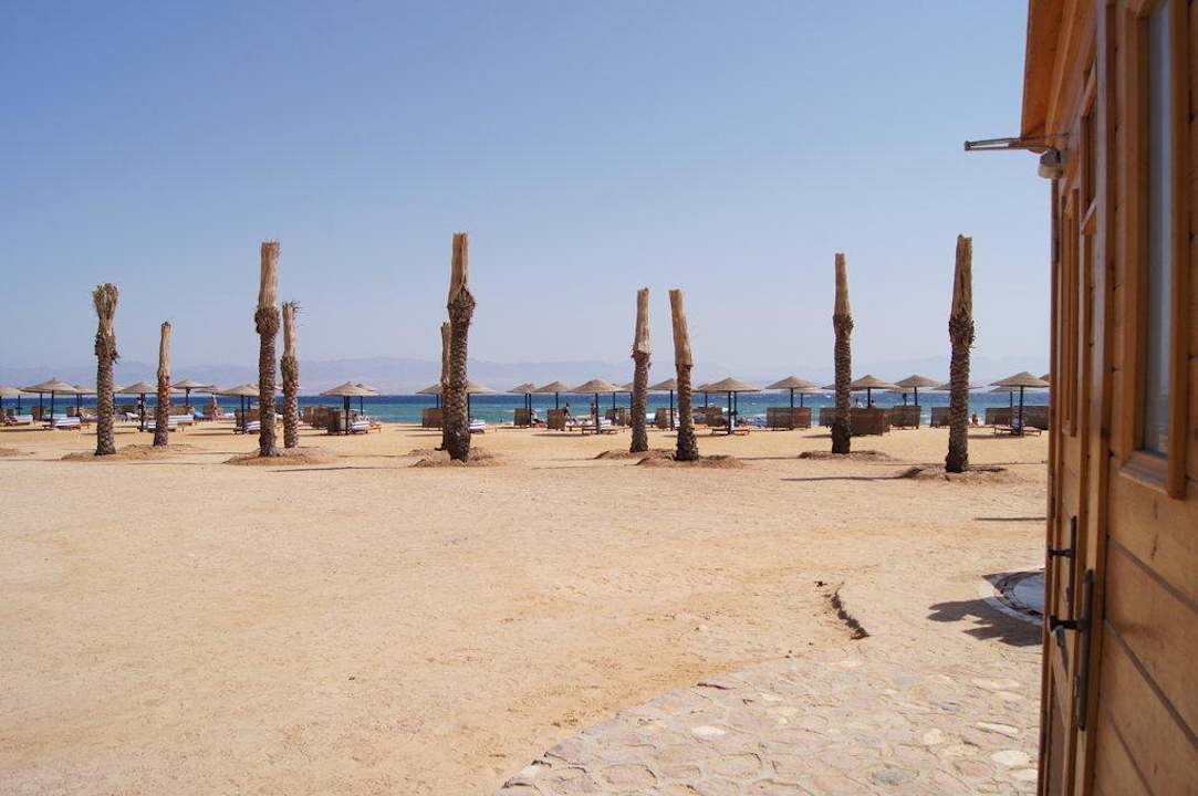 Widok z baru na plaży Hotel Swiss Inn Dream Resort Taba