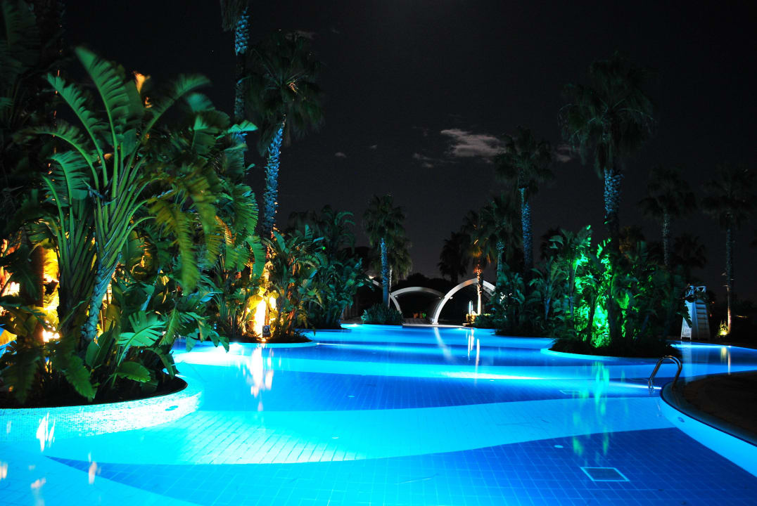 Swimming pool at night Susesi Luxury Resort